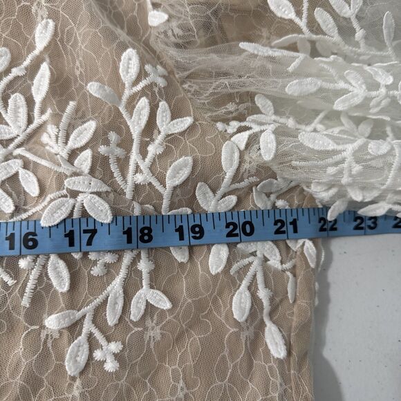 Ivy City Co. Cream Lace Midi Dress - Picture 10 of 15